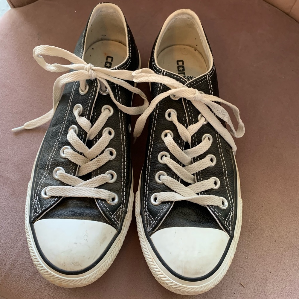 Converse leather